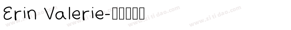 Erin Valerie字体转换